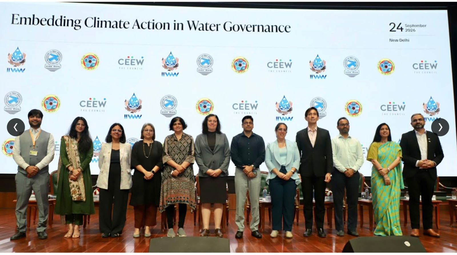 Prof. Anamika Barua at International Water Week 2026, New Delhi, India, sharing insights and contributing to conversations on sustainable water management, climate resilience, and the future of water governance.
