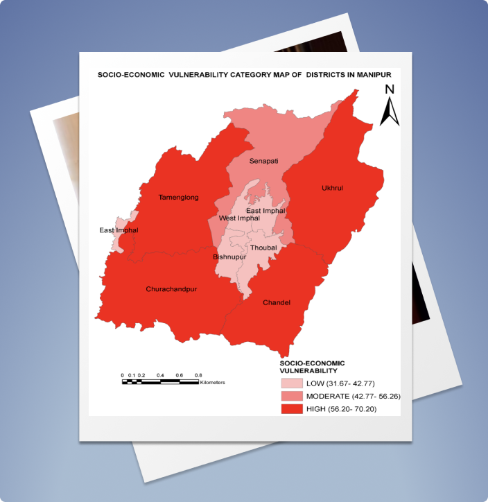 Socio Economic vulnerability assessment and potential adaptive strategies for the State of Manipur, India