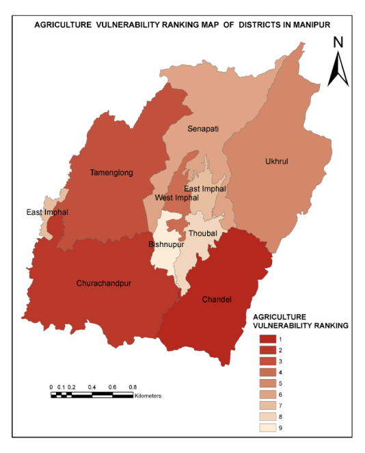 Socio Economic vulnerability assessment and potential adaptive strategies for the State of Manipur, India